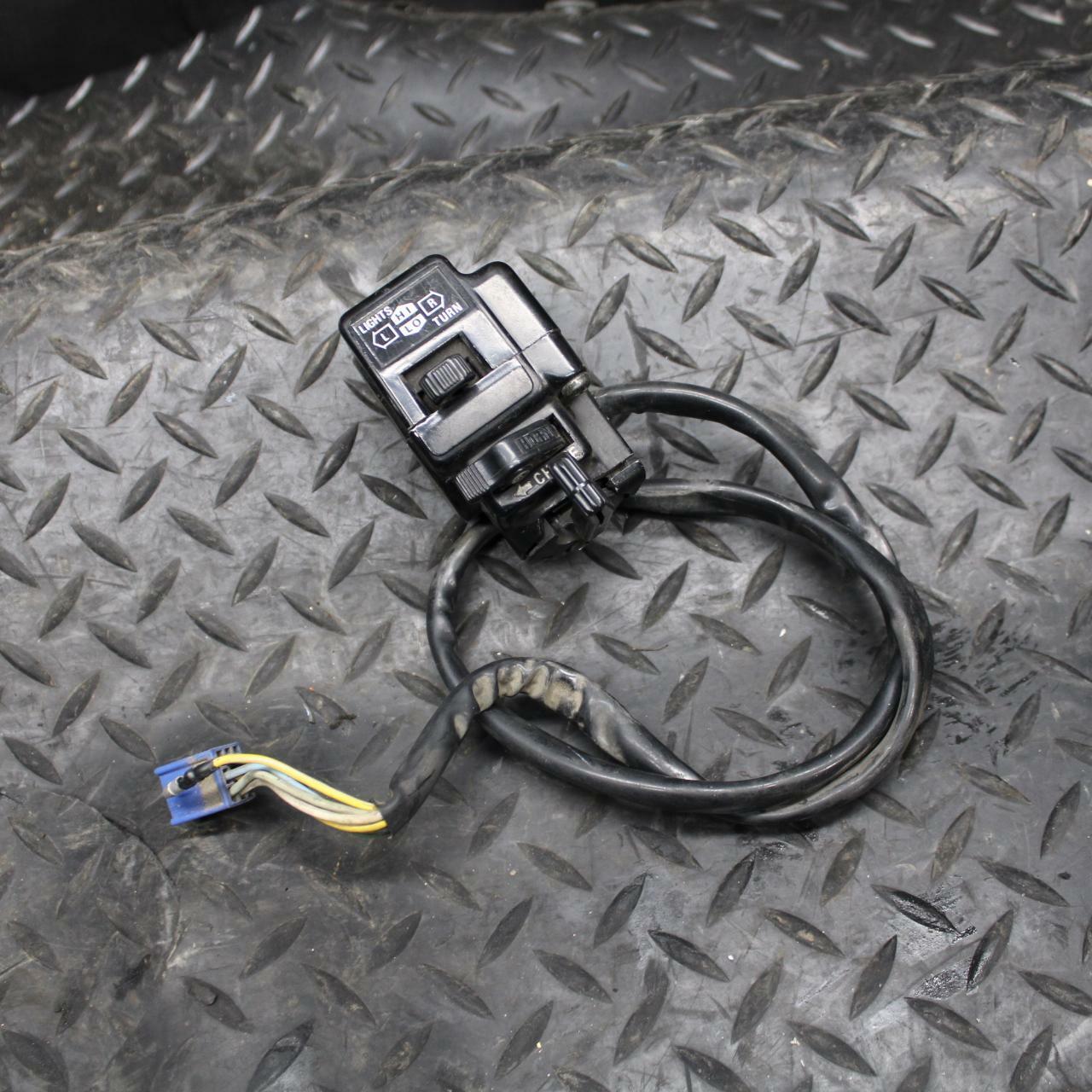 86 SUZUKI GS750ES LEFT CLIP ON HANDLE HORN SIGNALS SWITCH CHOKE BB233