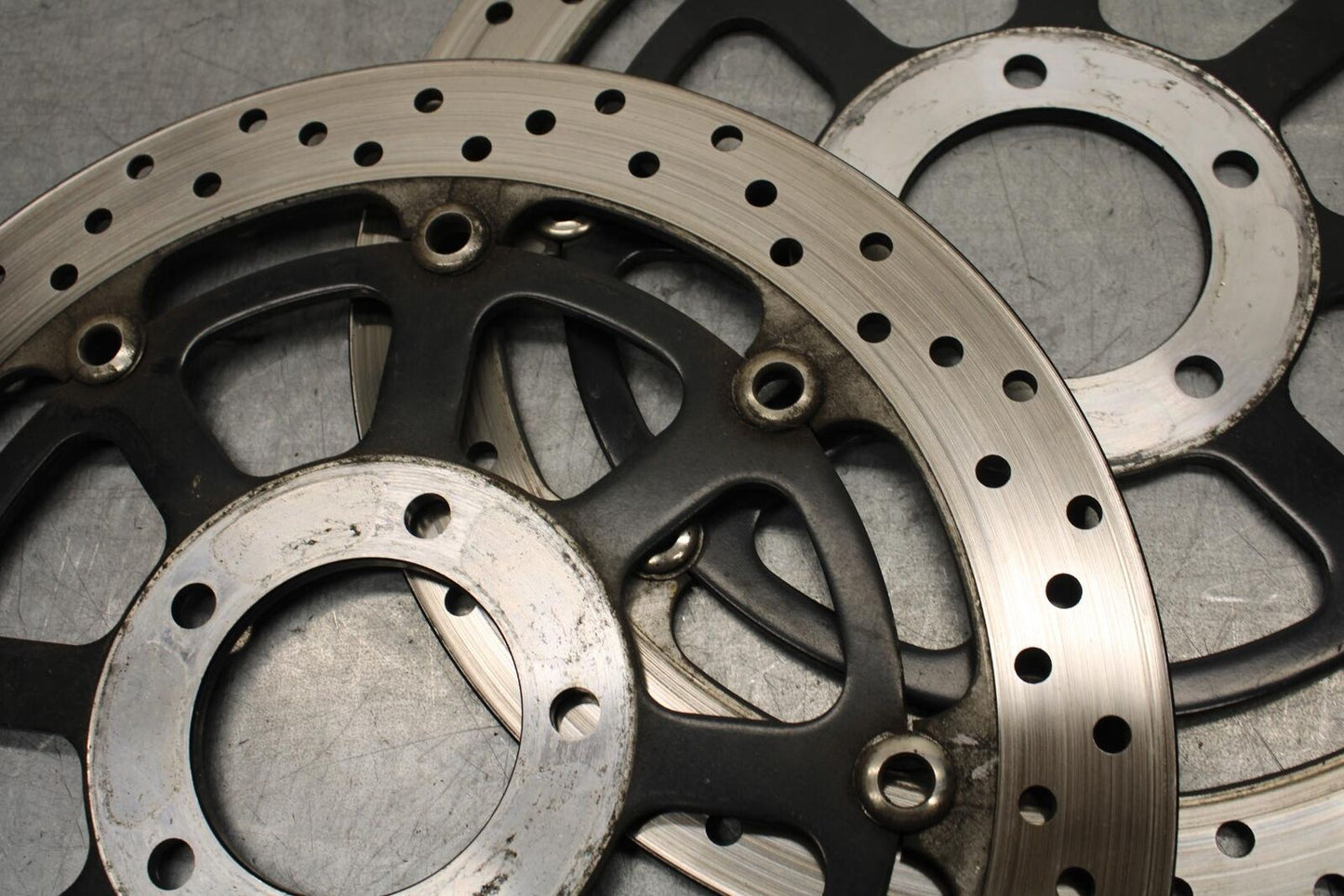 01-03 SUZUKI GSXR600 FRONT LEFT RIGHT BRAKE ROTORS DISCS BB633