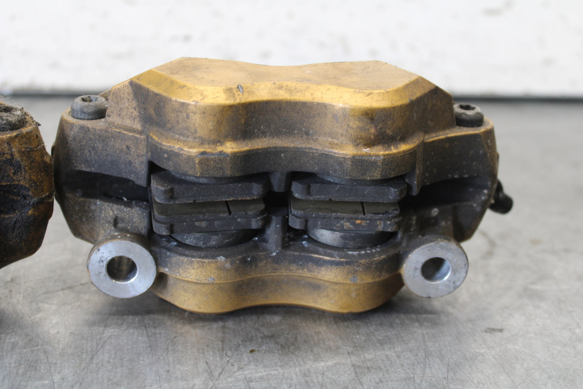 03-04 KAWASAKI NINJA ZX6RR RIGHT LEFT FRONT BRAKE CALIPER PAIR CALIPERS BB684