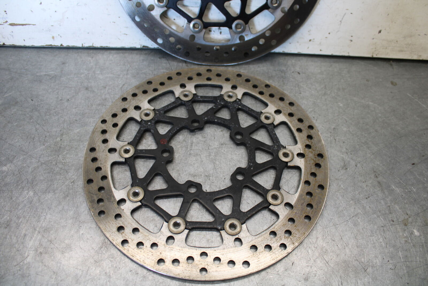 19-21 TRIUMPH SPEED TWIN 1200 FRONT LEFT RIGHT BRAKE ROTORS DISCS T2024400 BB653
