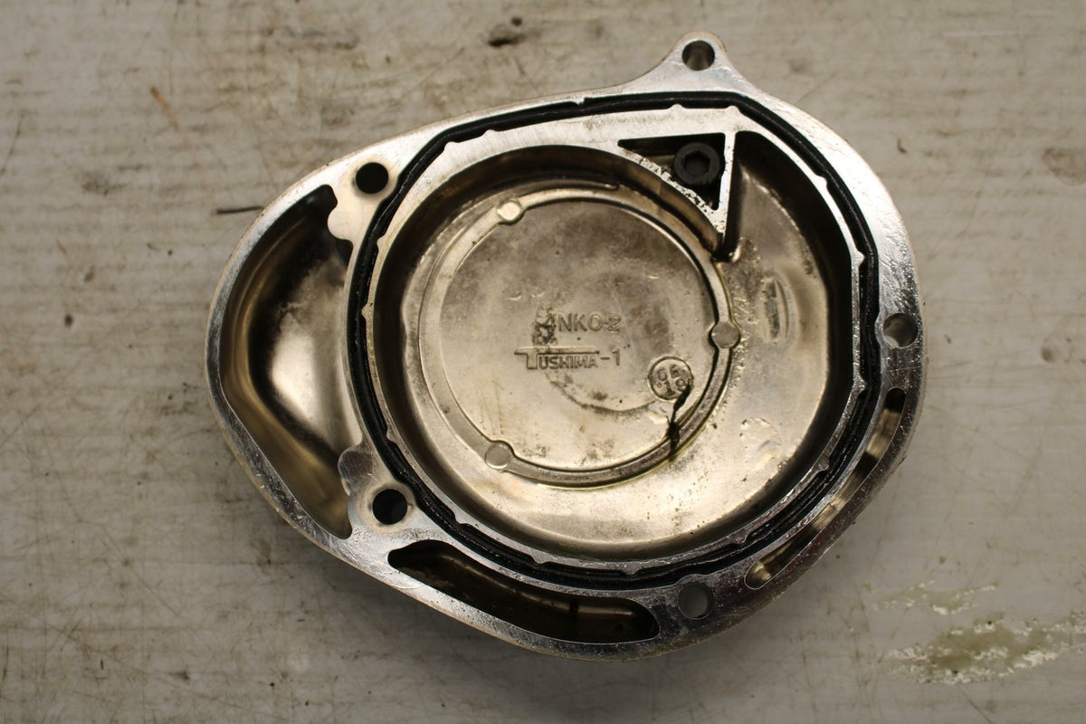 07-08 YAMAHA V STAR 1300 ENGINE WATER COOLANT PUMP COVER BB303