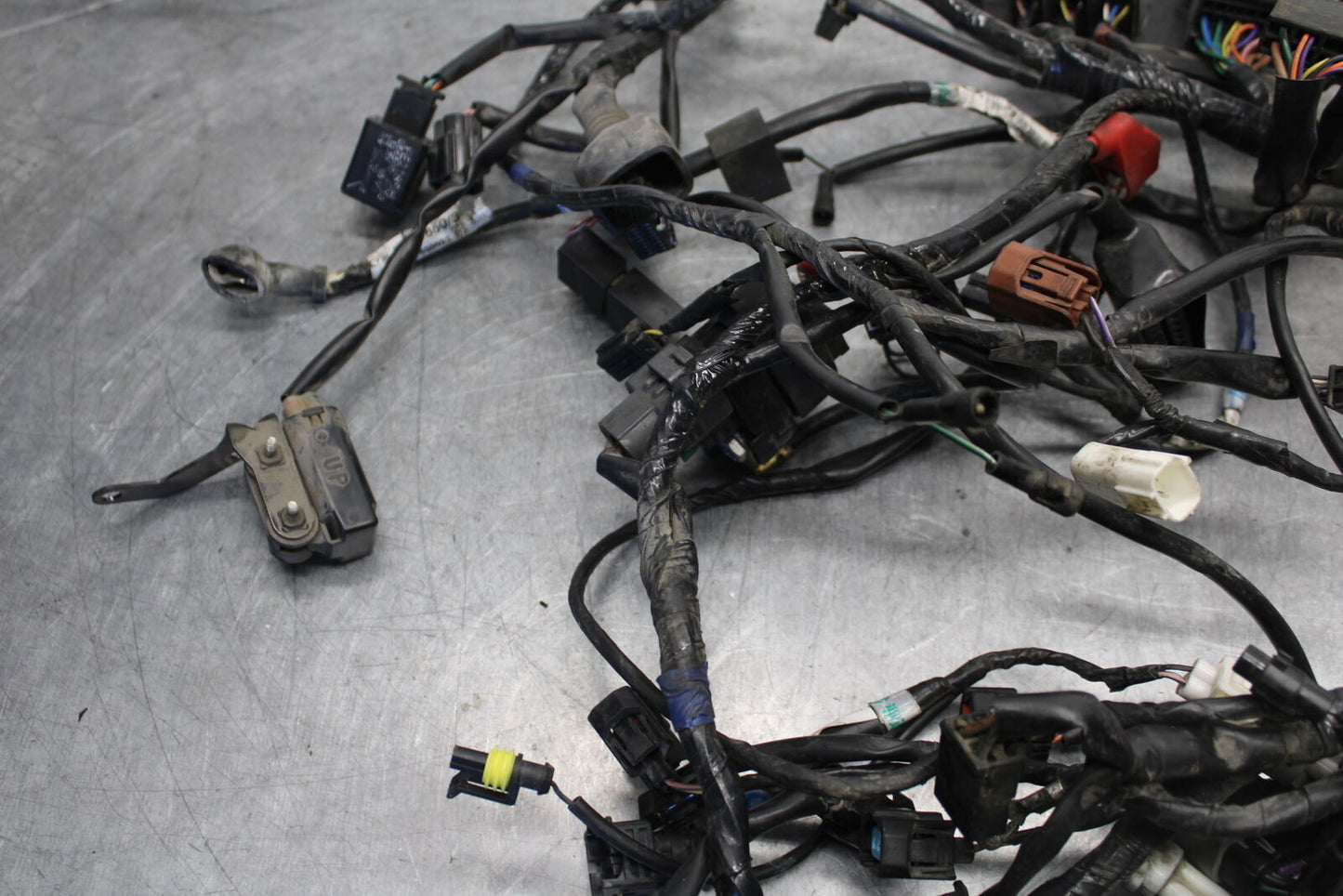 07-08 TRIUMPH DAYTONA 675 MAIN ENGINE WIRING HARNESS WIRE LOOM T2501656 BB685