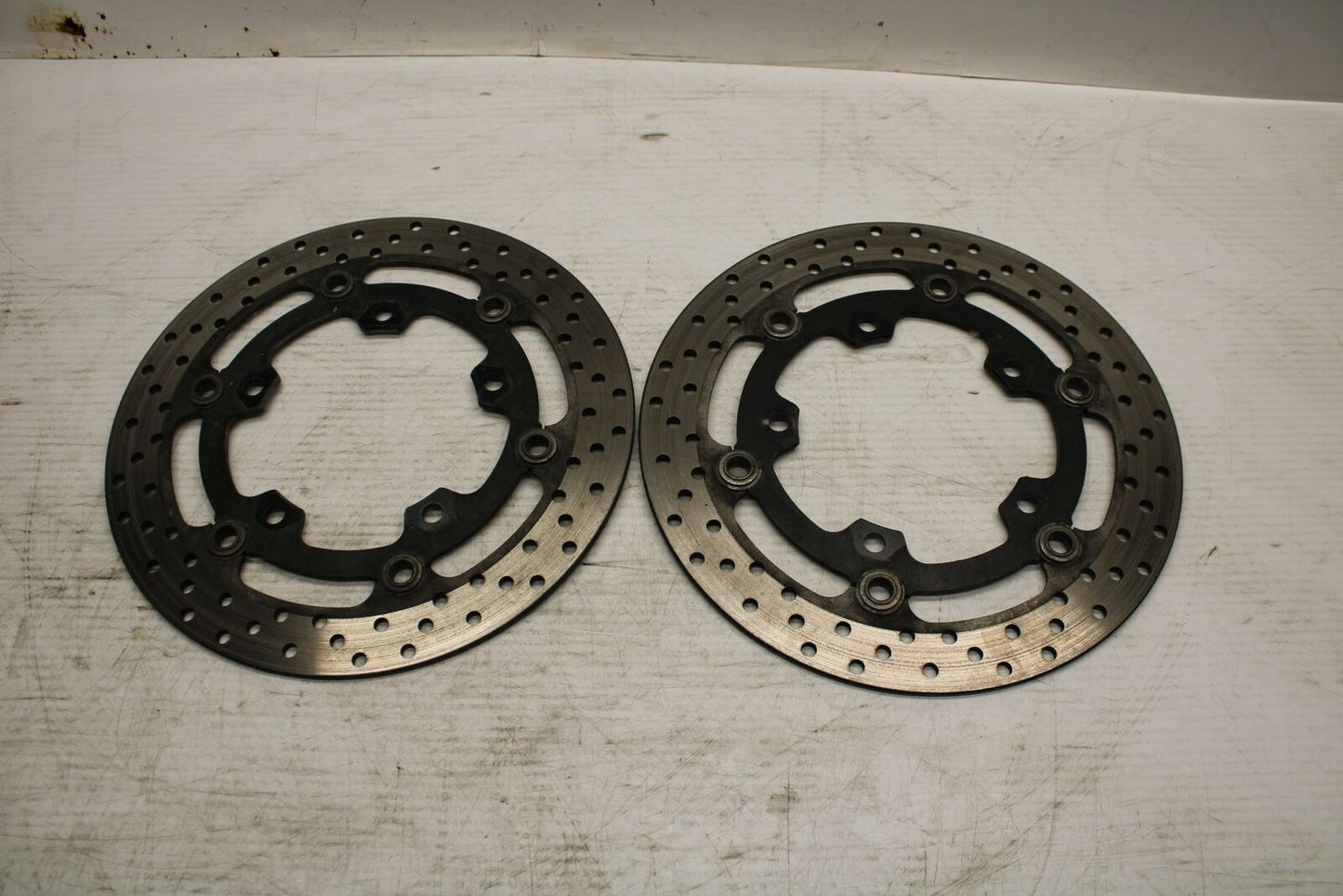 03-11 SUZUKI SV650A FRONT LEFT RIGHT BRAKE ROTORS DISCS BB290