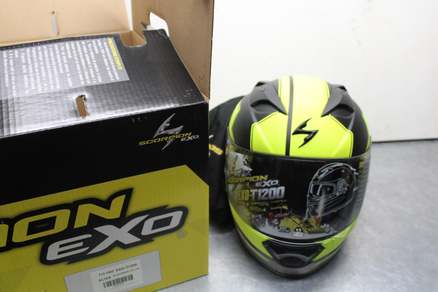 SCORPION EXO-T1200 MOTORCYCLE FULL FACE HELMET X SMALL