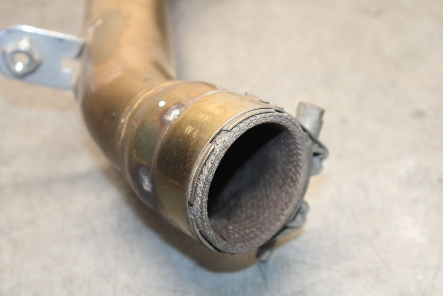 07-08 TRIUMPH DAYTONA 675 EXHAUST MIDPIPE MID MIDDLE PIPE BB685