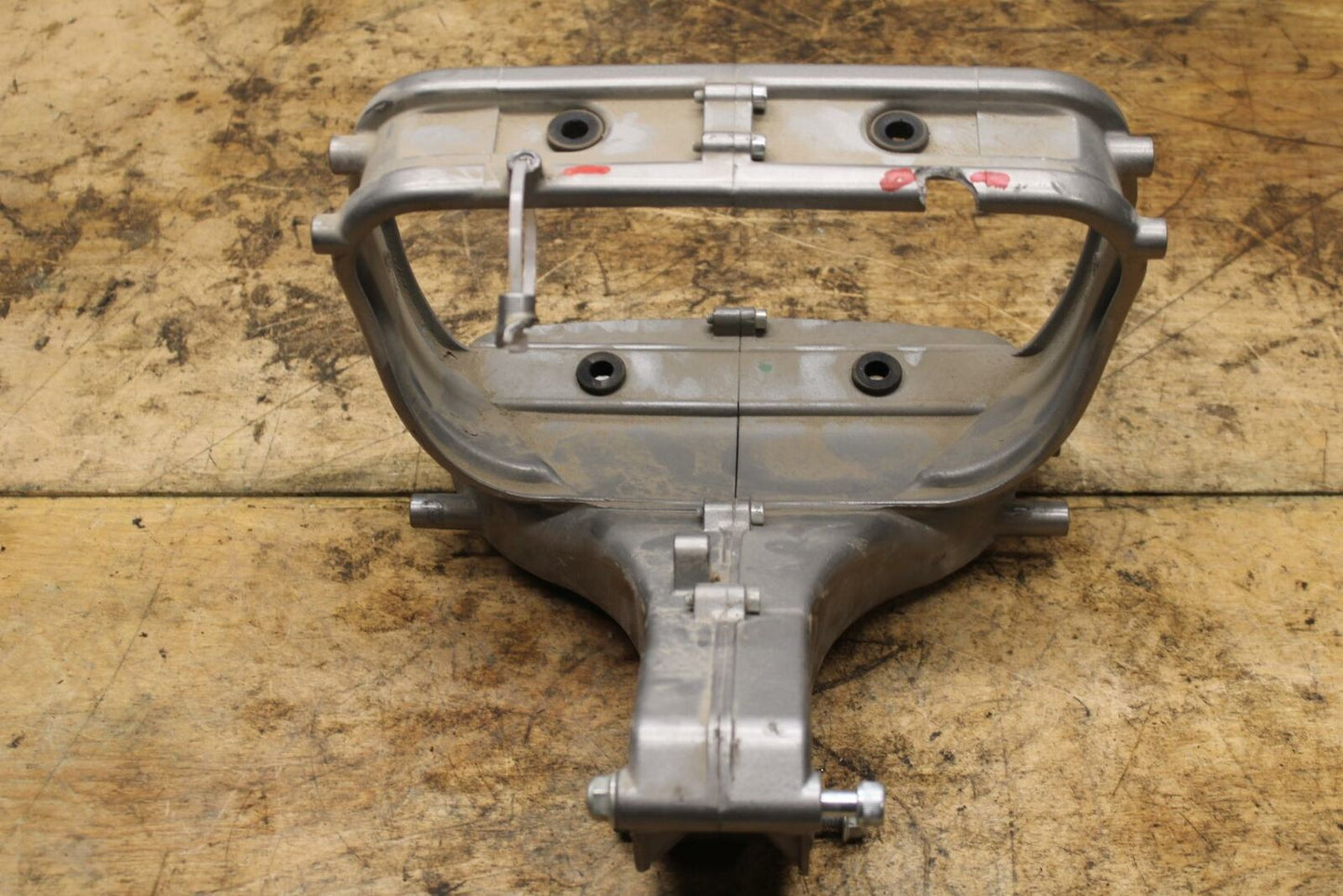 04-07 DUCATI ST3 UPPER FAIRING MIRROR GAUGES STAY BRACKET BB347