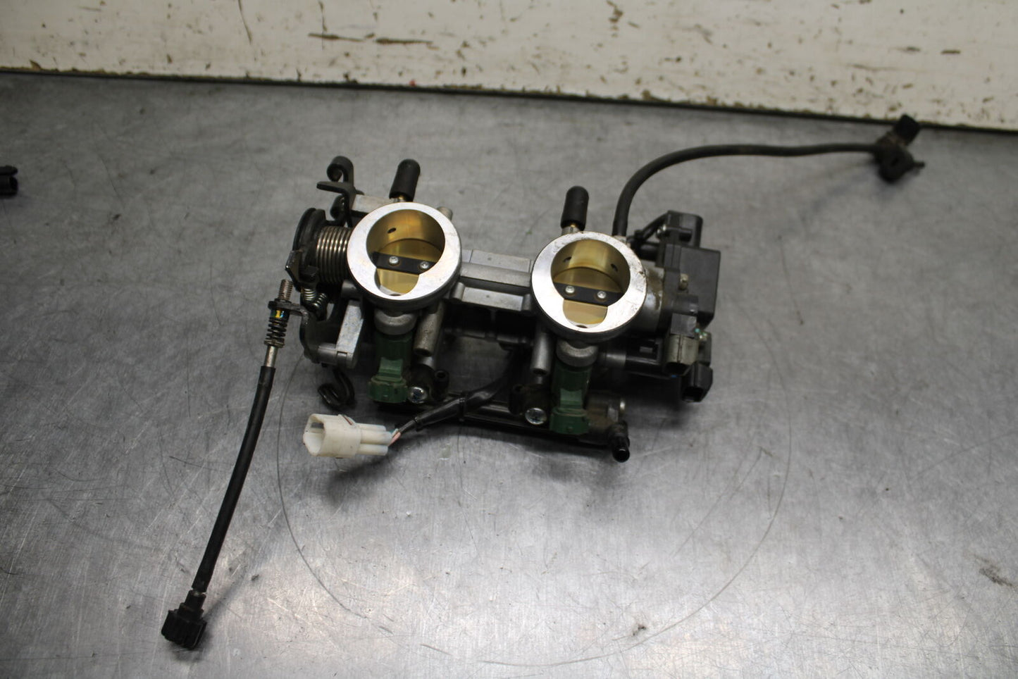 14-15 KAWASAKI NINJA 650 EX650F ABS MAIN FUEL INJECTORS / THROTTLE BODIES BB741