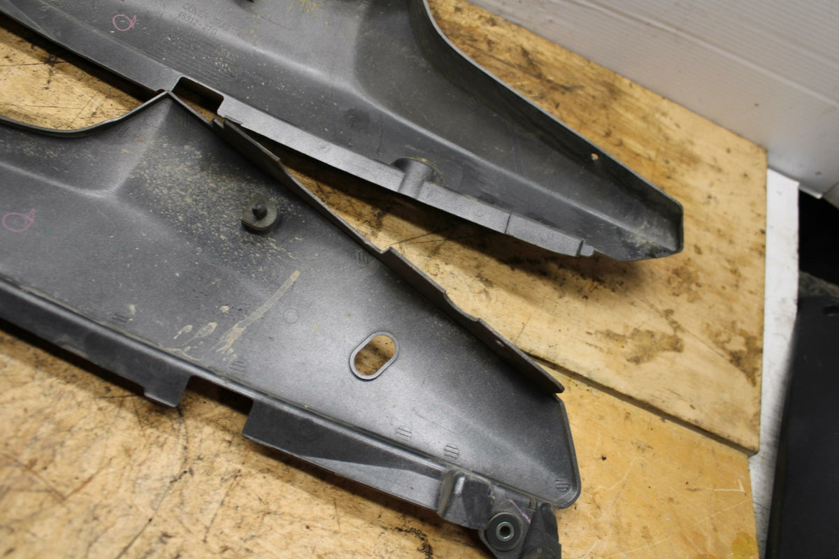 07-11 SUZUKI VSTROM 650 RIGHT LEFT FRONT SIDE SEAT PANELS COWLS FAIRINGS BB340