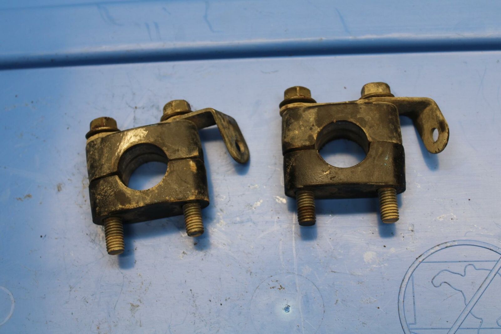 03-06 SUZUKI QUADSPORT Z400 HANDLEBAR RISERS  END CAPS GRIPS CLAMPS BB256