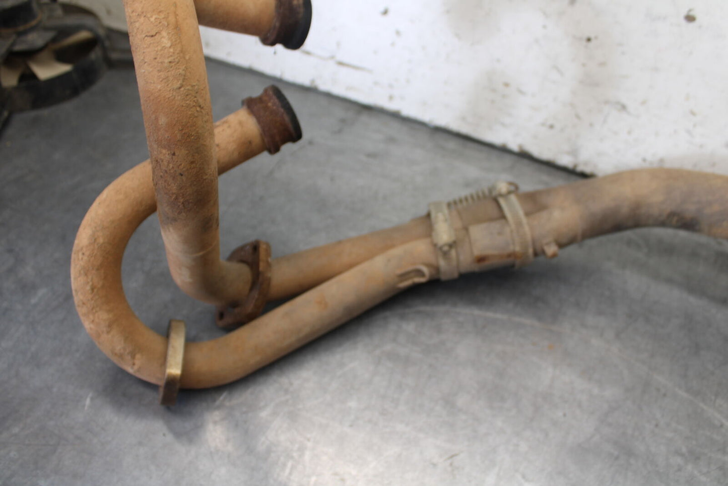 01-05 YAMAHA RAPTOR 660R EXHAUST HEADER PIPE 5LP-14621-00-00 BB695