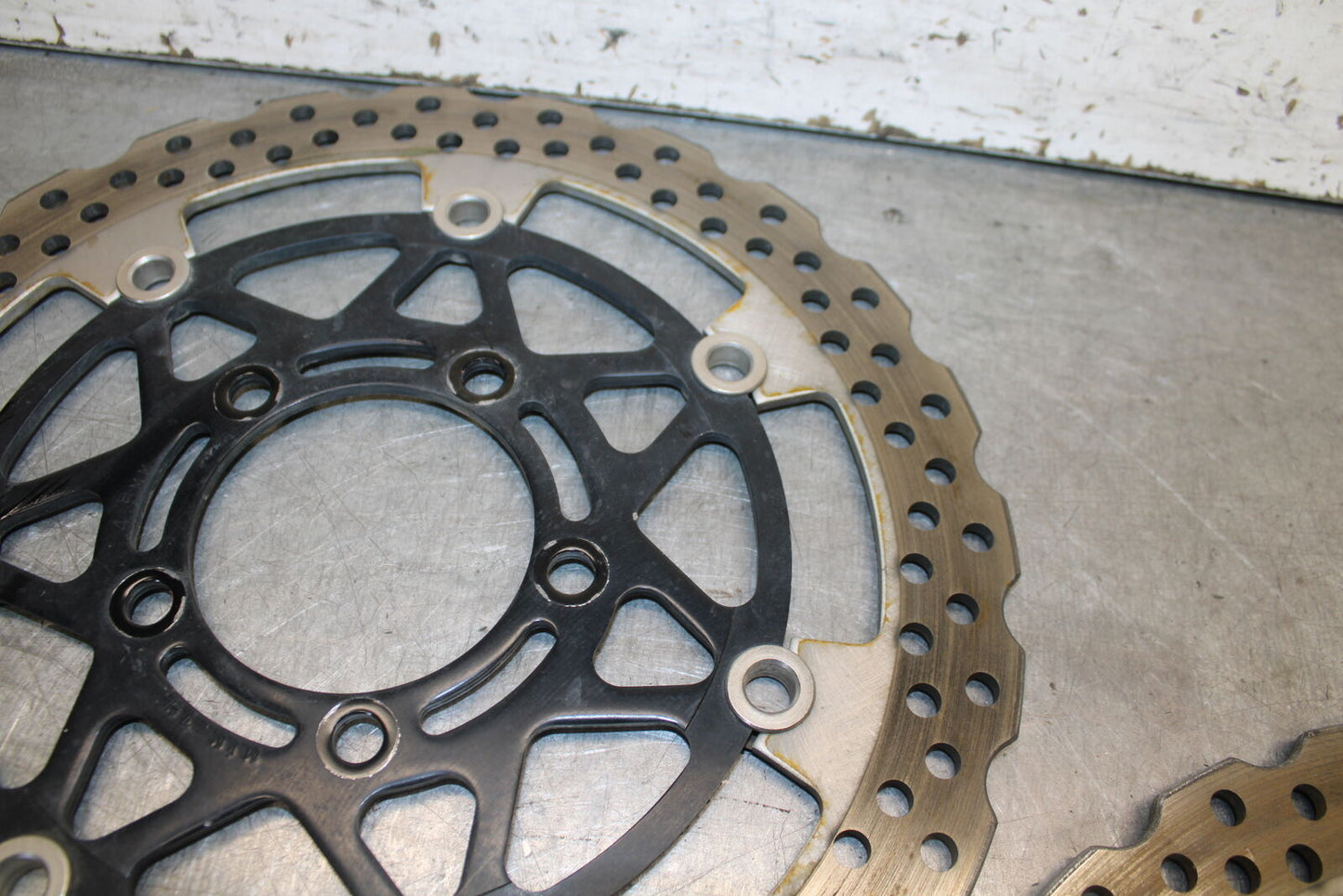 19-23 KAWASAKI NINJA ZX6R FRONT LEFT RIGHT BRAKE ROTORS DISCS BB701