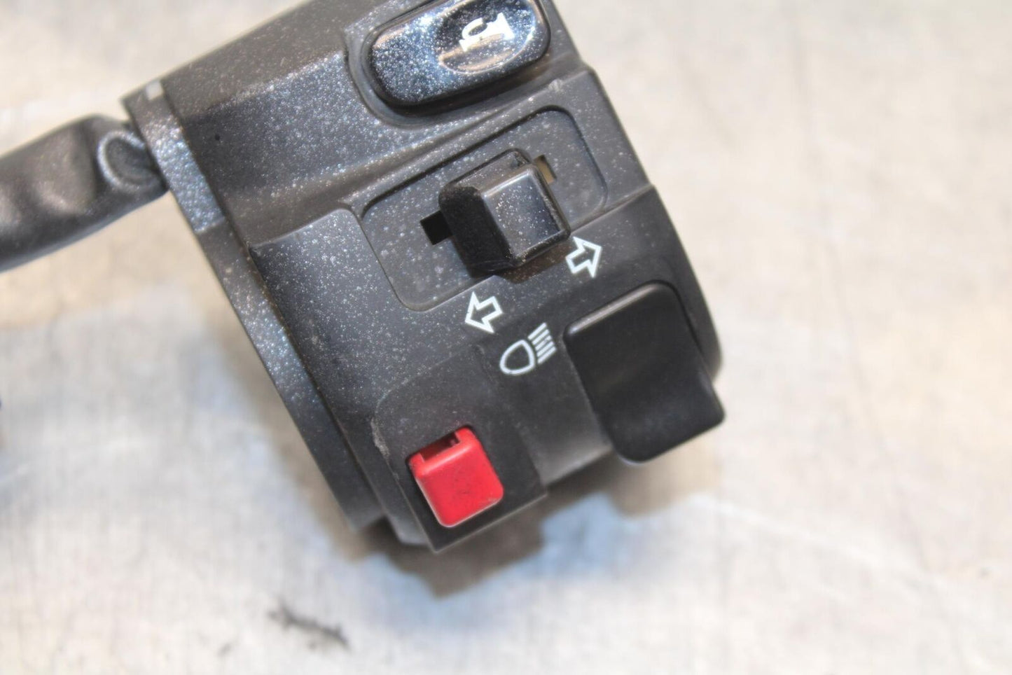 12-17 KAWASAKI ER-6N Z650 LEFT CLIP ON HANDLE HORN SIGNALS SWITCH BB607