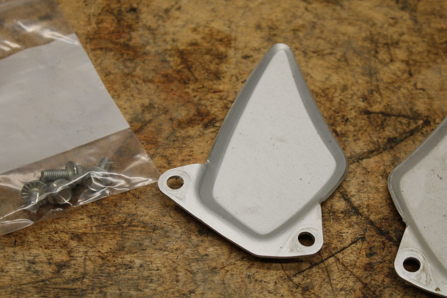 04-07 DUCATI ST3 LEFT & RIGHT REARSET REAR SET HEEL GUARD COVER BB347