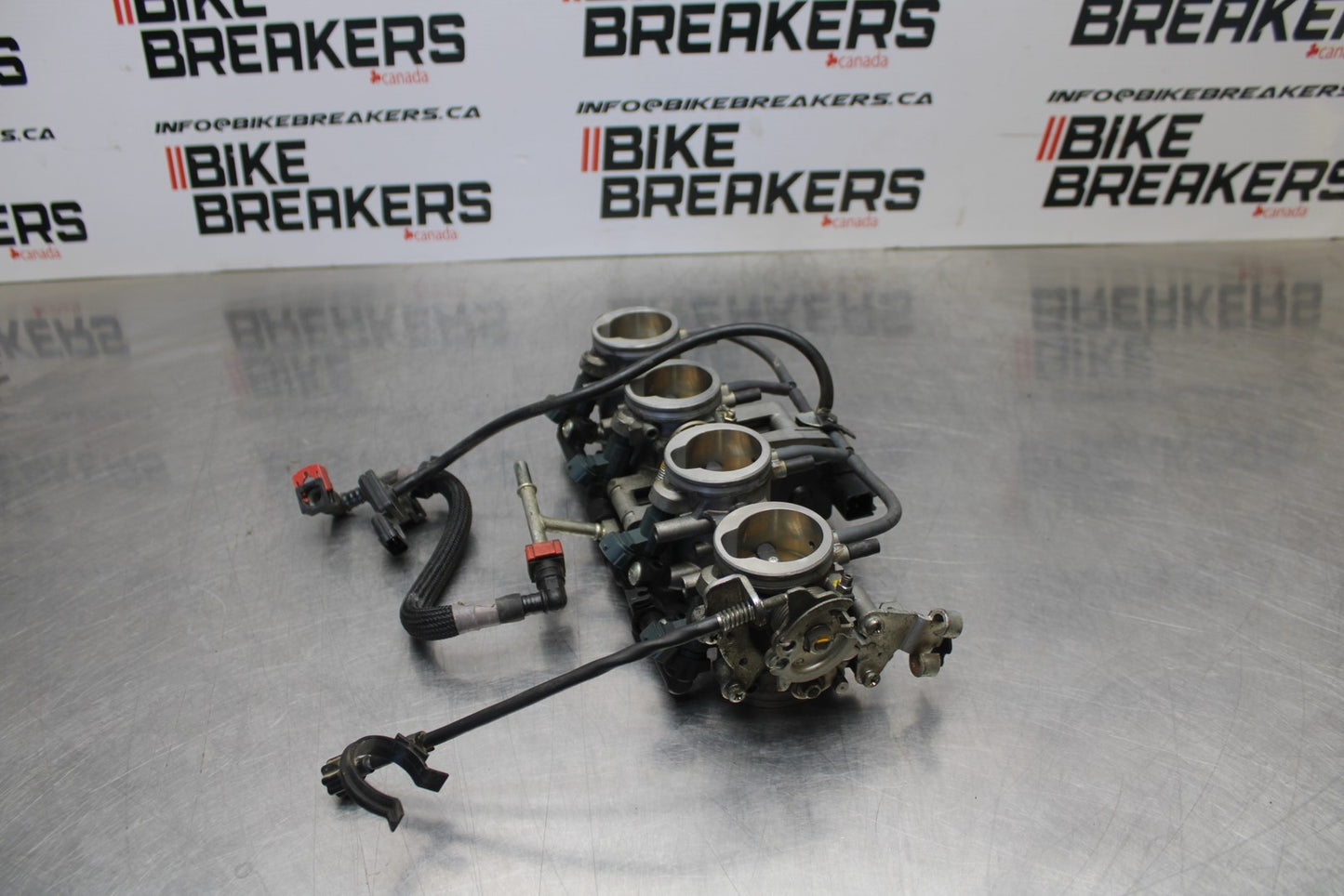 07-08 KAWASAKI NINJA ZX6R MAIN FUEL INJECTORS / THROTTLE BODIES BB203