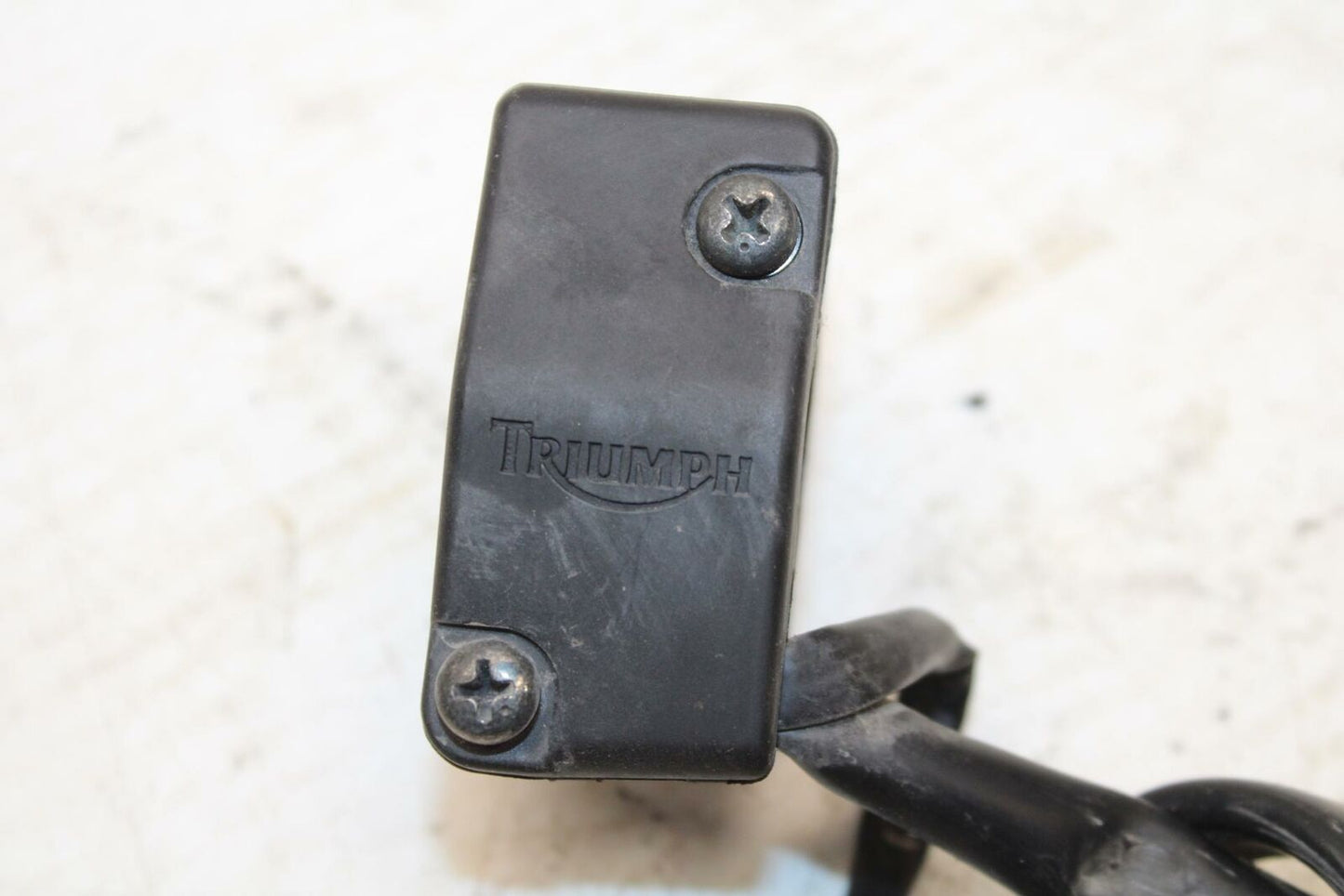 07-16 TRIUMPH STREET TRIPLE RIGHT CLIP ON HANDLE KILL OFF START SWITCH BB356