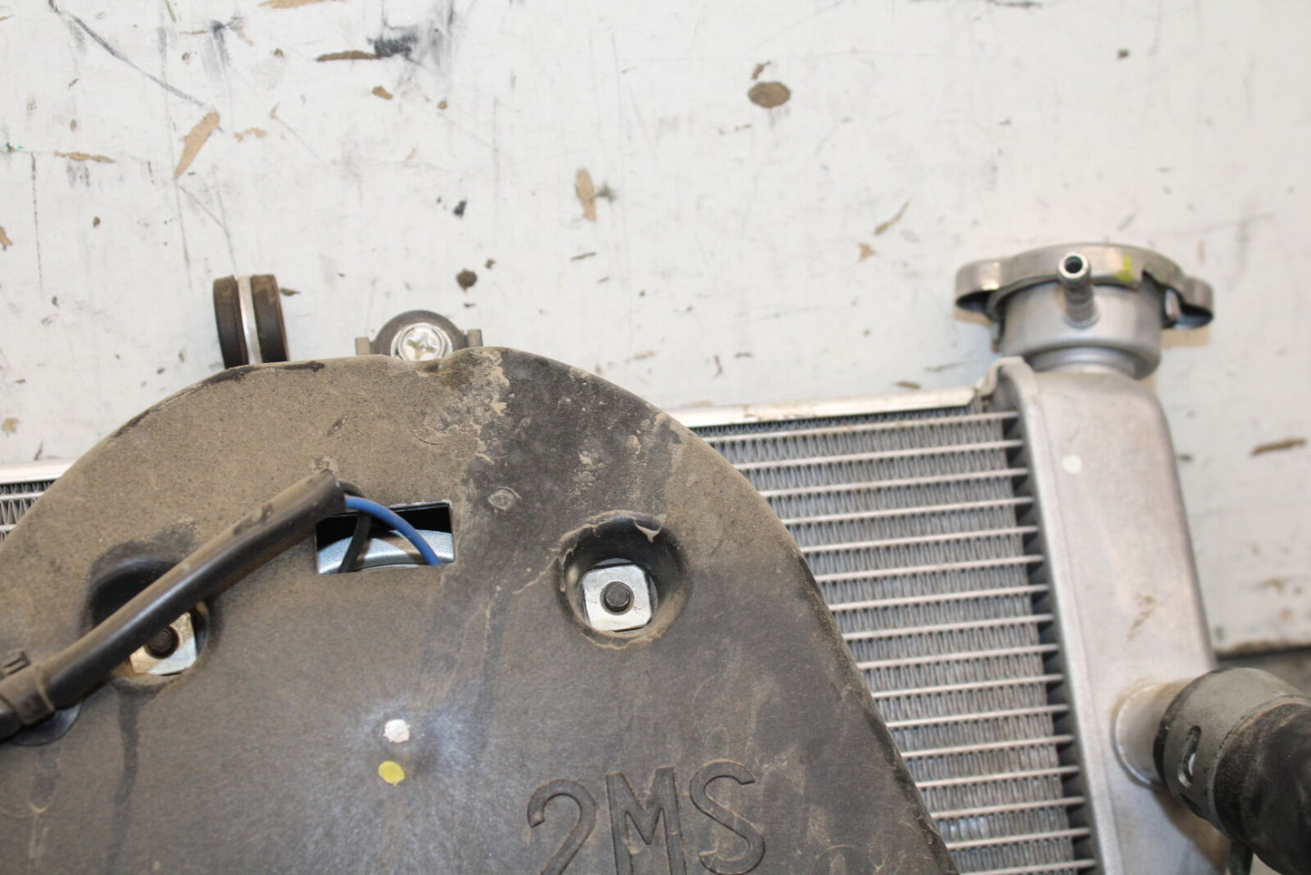 19-24 YAMAHA R3 ENGINE RADIATOR MOTOR COOLER COOLING RADIATER/ W FAN BB736
