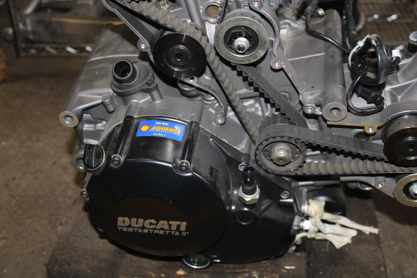 12-13 DUCATI STREETFIGHTER 848 ENGINE MOTOR BB705