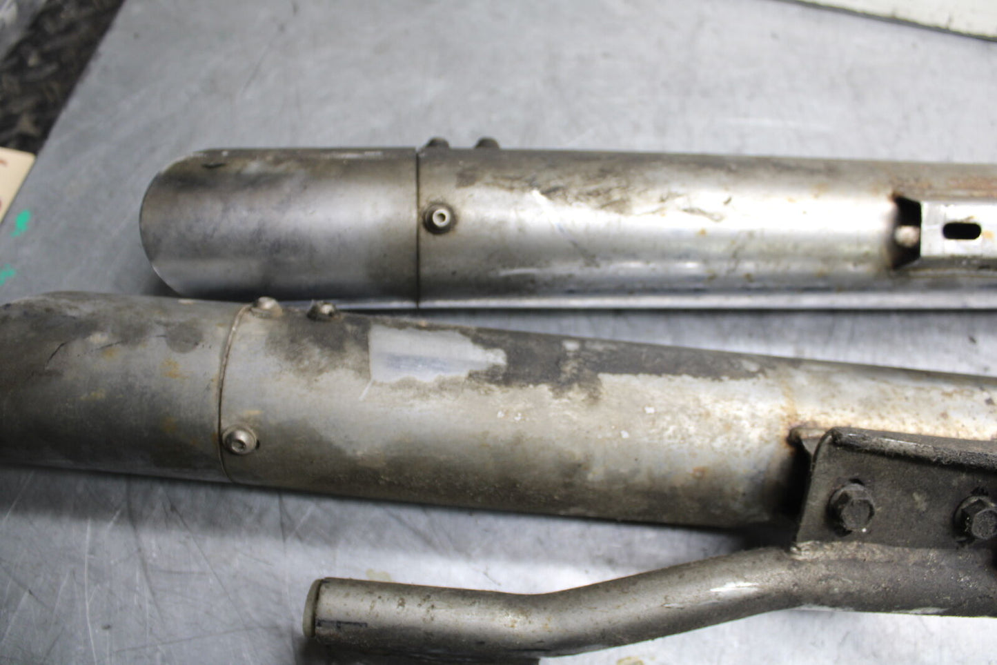 99-00 YAMAHA V STAR 1100 AFTERMARKET ROADKROME FULL EXHAUST SILENCER BB711