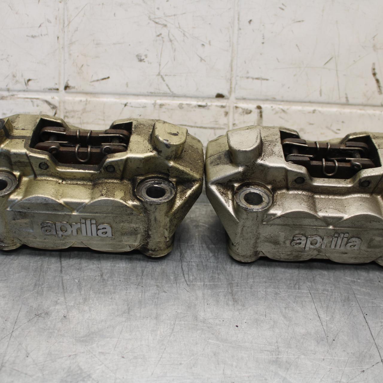 2008 Aprilia Shiver 750 SL750 RIGHT LEFT FRONT BRAKE CALIPER SET CALIPERS BB551