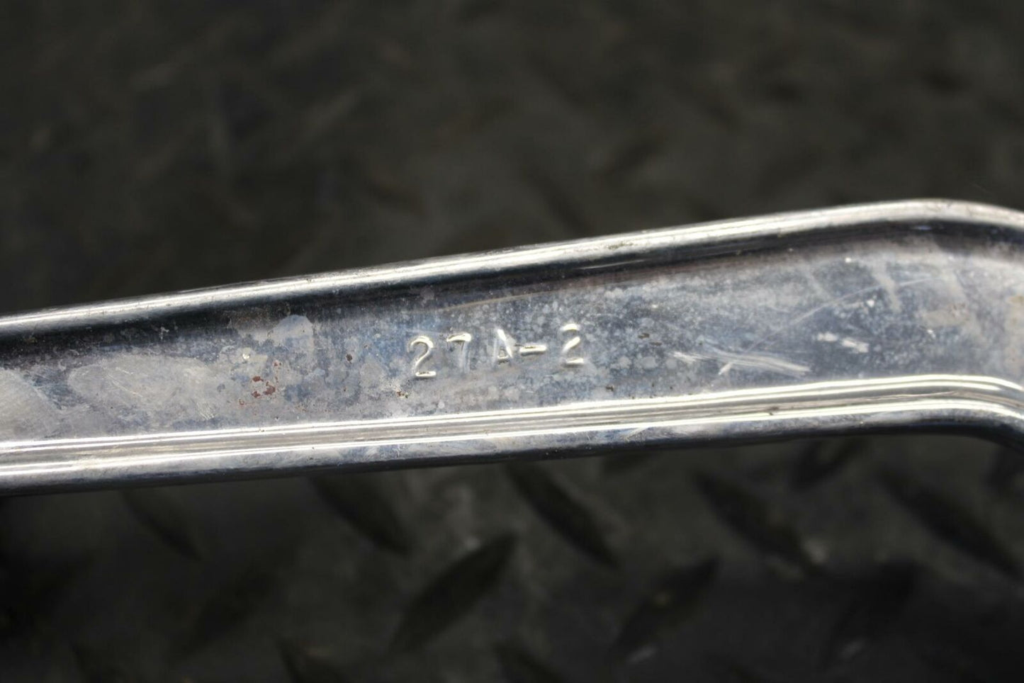 86 SUZUKI GSXR1100 G POLISHED RIGHT REARSET BRAKE FOOT PEDAL BB227