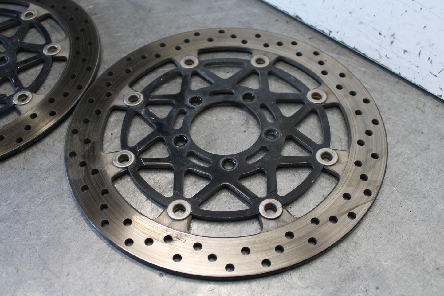 03-07 SUZUKI SV1000S FRONT LEFT RIGHT BRAKE ROTORS DISCS BB657