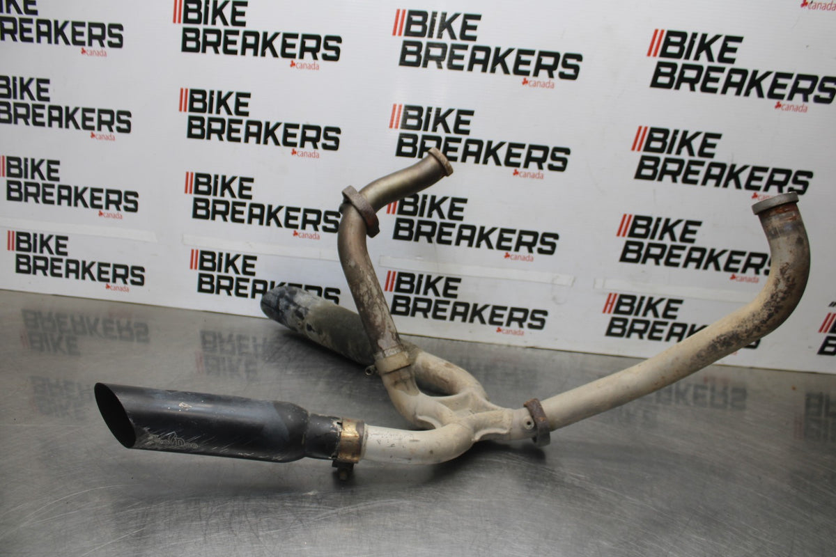 05 DUCATI SUPERSPORT 800 FULL EXHAUST SYSTEM HEADERS PIPE MUFFLER BB913