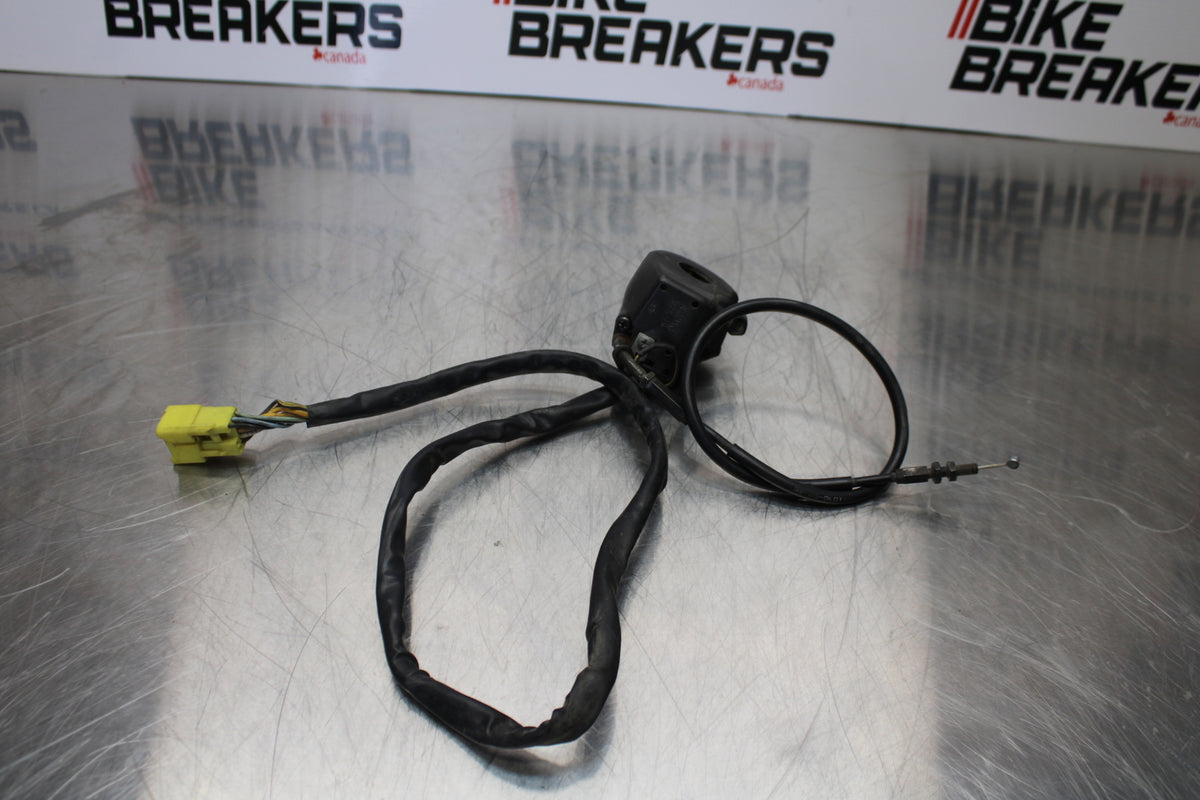 01-03 SUZUKI GSXR600 LEFT CLIP ON HANDLE HORN SIGNALS SWITCH SWITCHES BB145