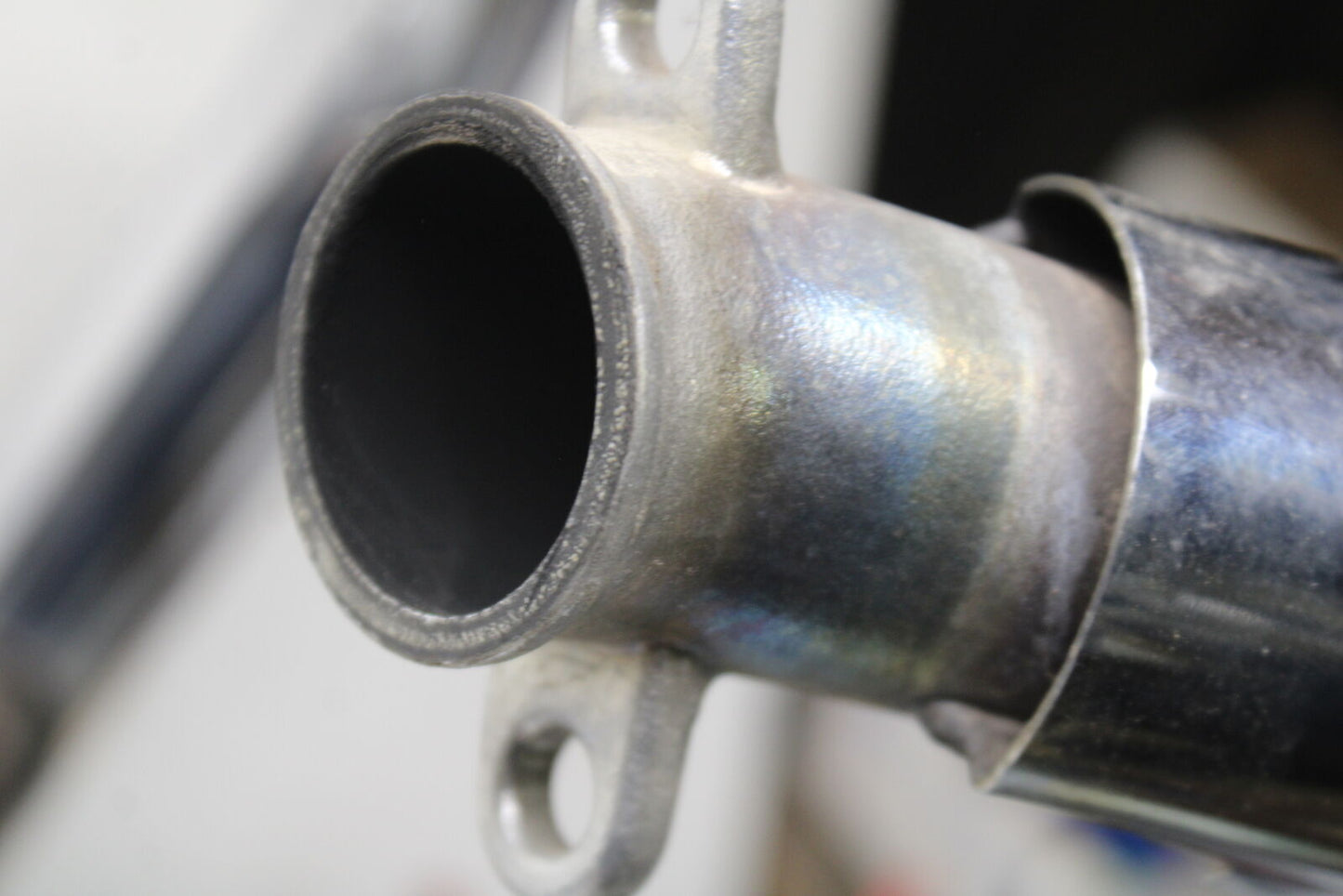 14-16 TRIUMPH AMERICA LT FULL EXHAUST HEADERS SILENCER PIPE BB720