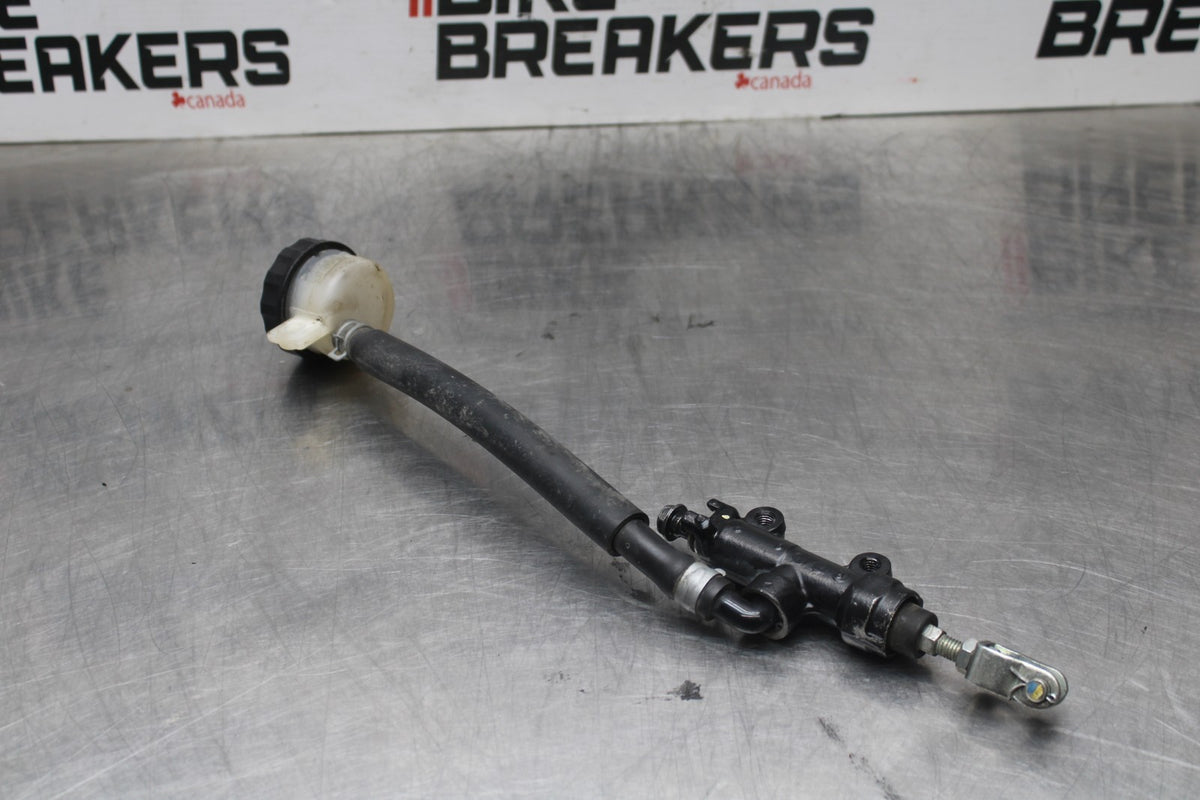 08-12 KAWASAKI NINJA 250R EX250J REAR BRAKE MASTER CYLINDER W RESERVOIR BB784