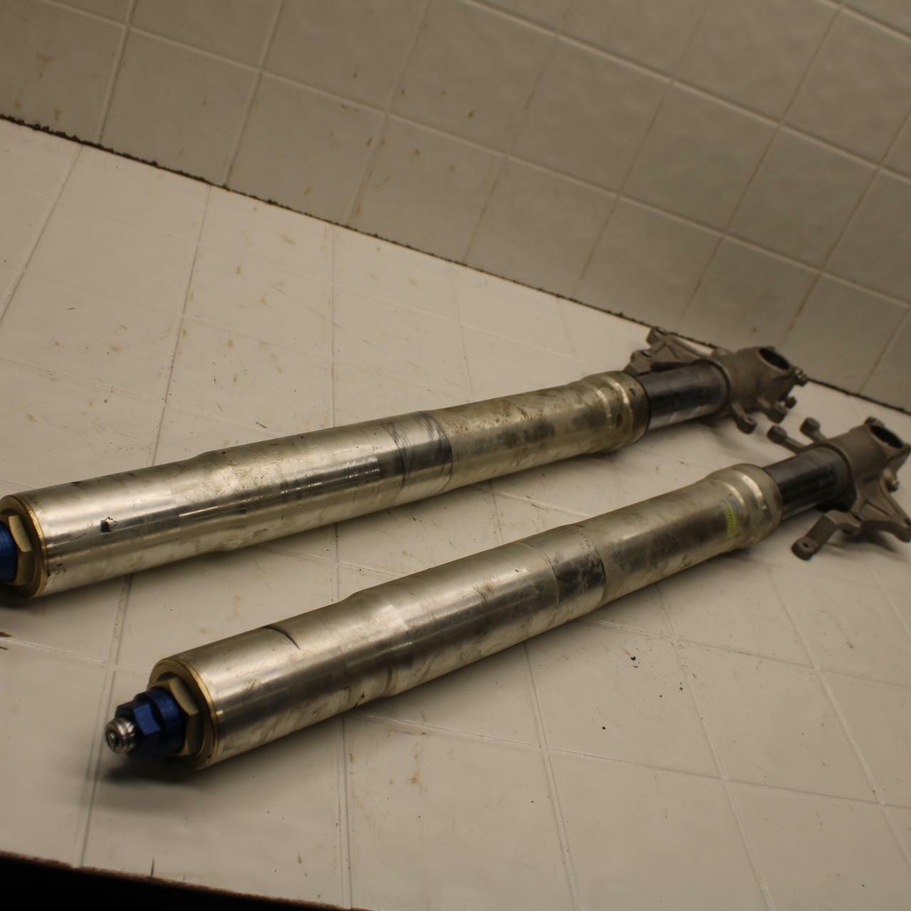 01-02 SUZUKI GSXR750 FRONT FORKS SHOCK SUSPENSION SET PAIR BB402