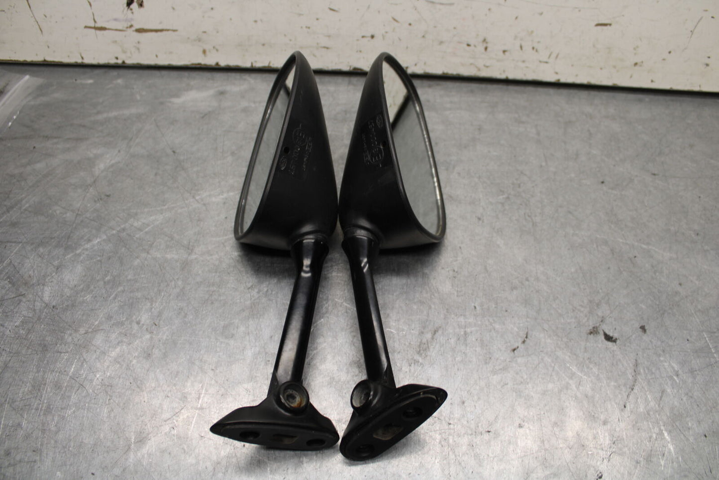 03-07 SUZUKI SV1000S REAR VIEW MIRROR SET PAIR MIRRORS BB657