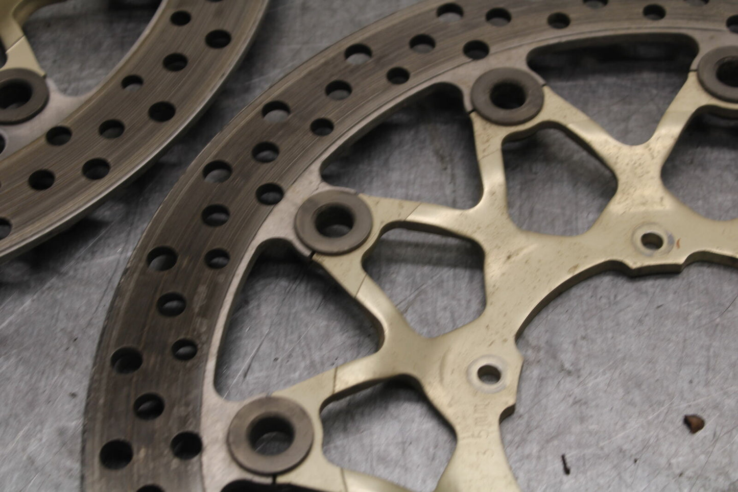 17-21 HONDA CBR1000RR SP FRONT LEFT RIGHT BRAKE ROTORS DISCS BB681
