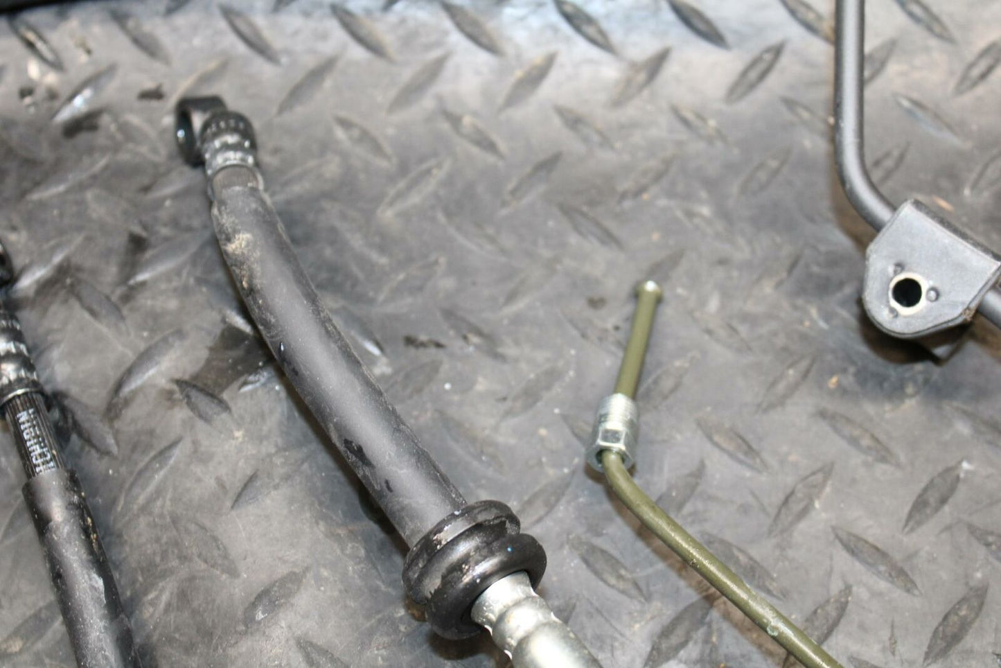 17 KAWASAKI NINJA 300 FRONT REAR ABS BRAKE HOSE SET LINES HOSES BB215