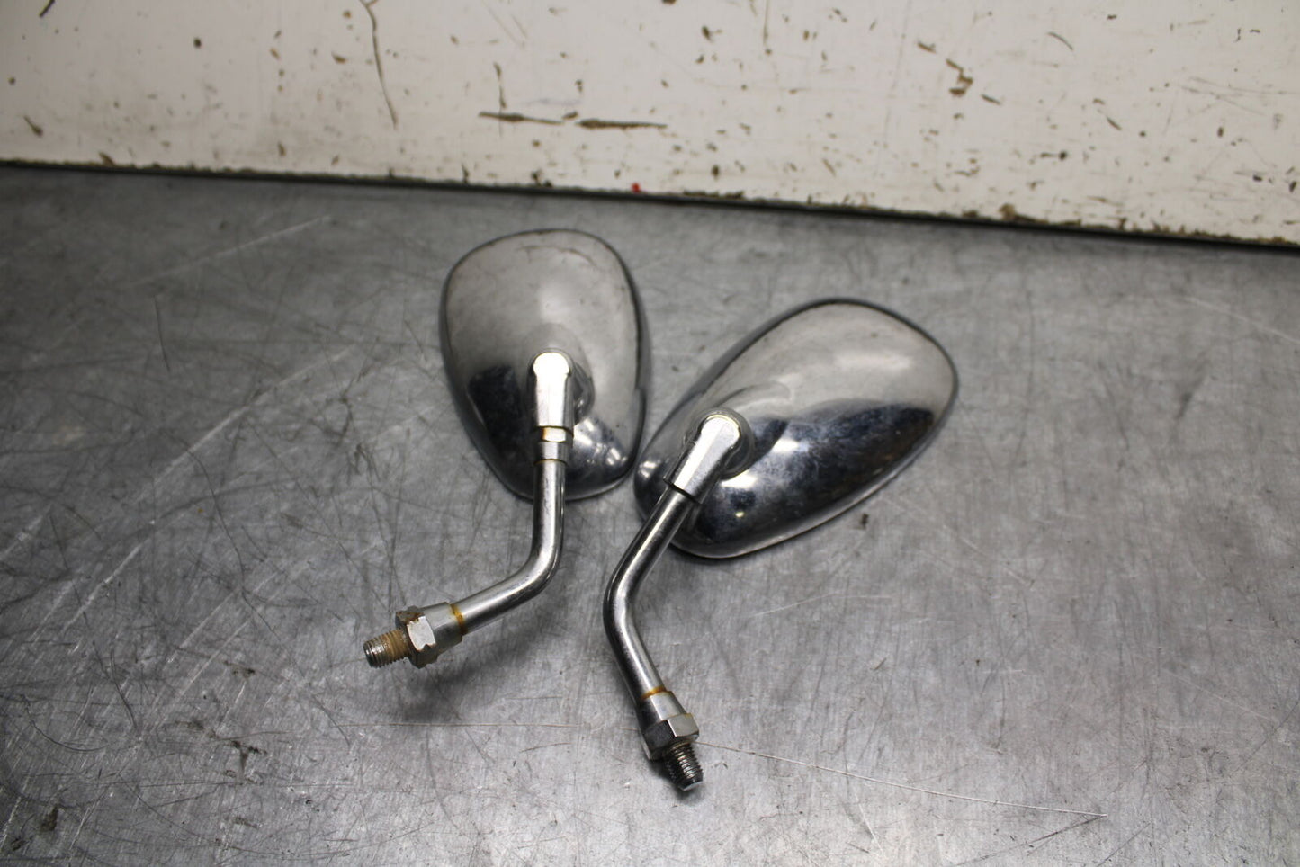 99-00 YAMAHA V STAR 1100 REAR VIEW MIRROR SET PAIR MIRRORS BB711