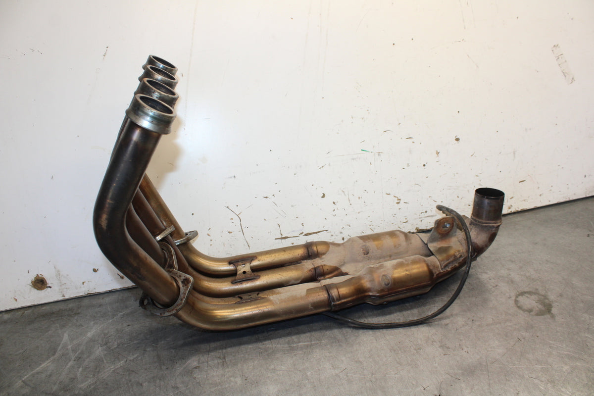 07-09 YAMAHA FZ6 EXHAUST HEADER PIPES MANIFOLD 4S8-14610-00-00 BB713