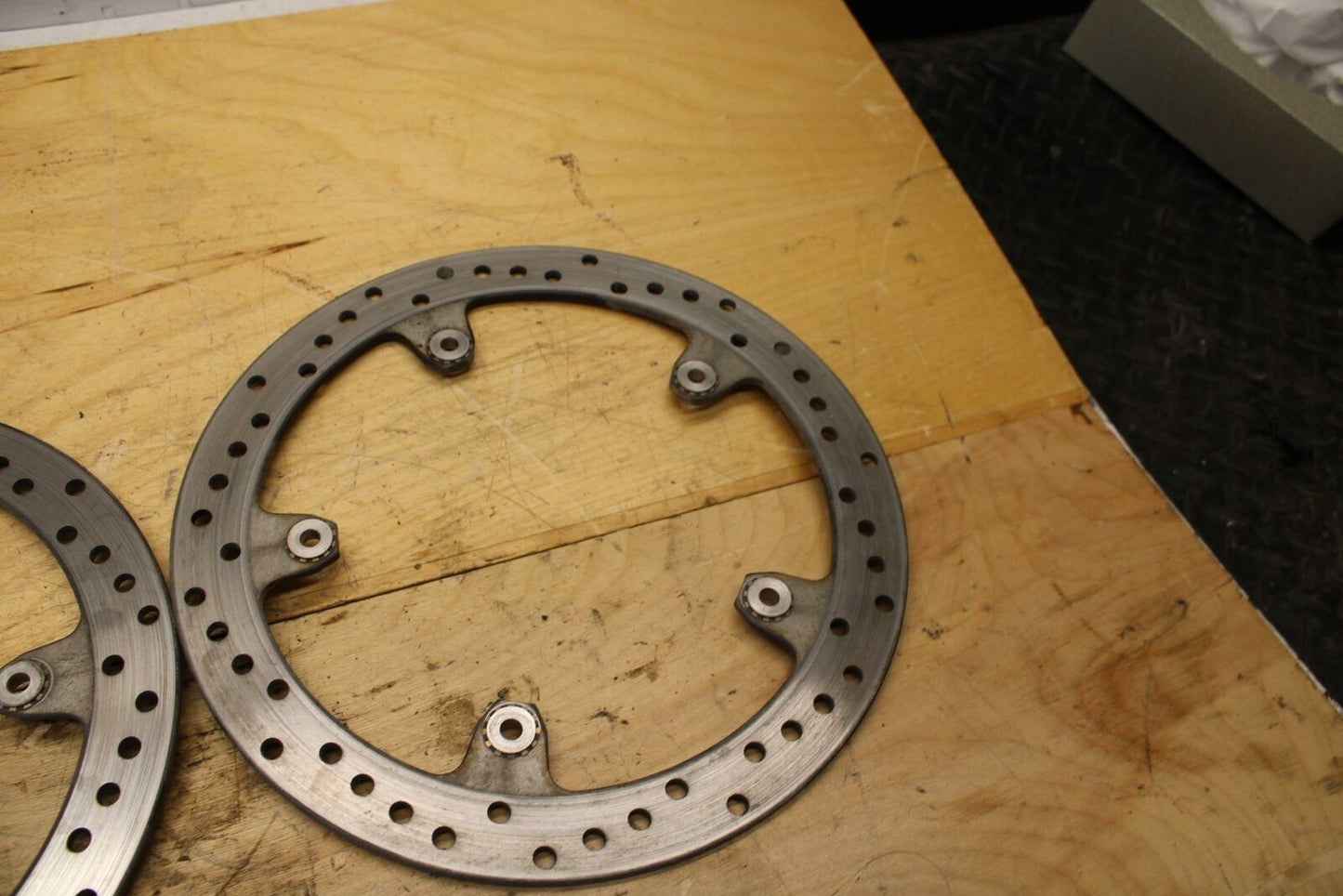 12-14 BMW S1000RR FRONT LEFT RIGHT BRAKE ROTORS DISCS BB317
