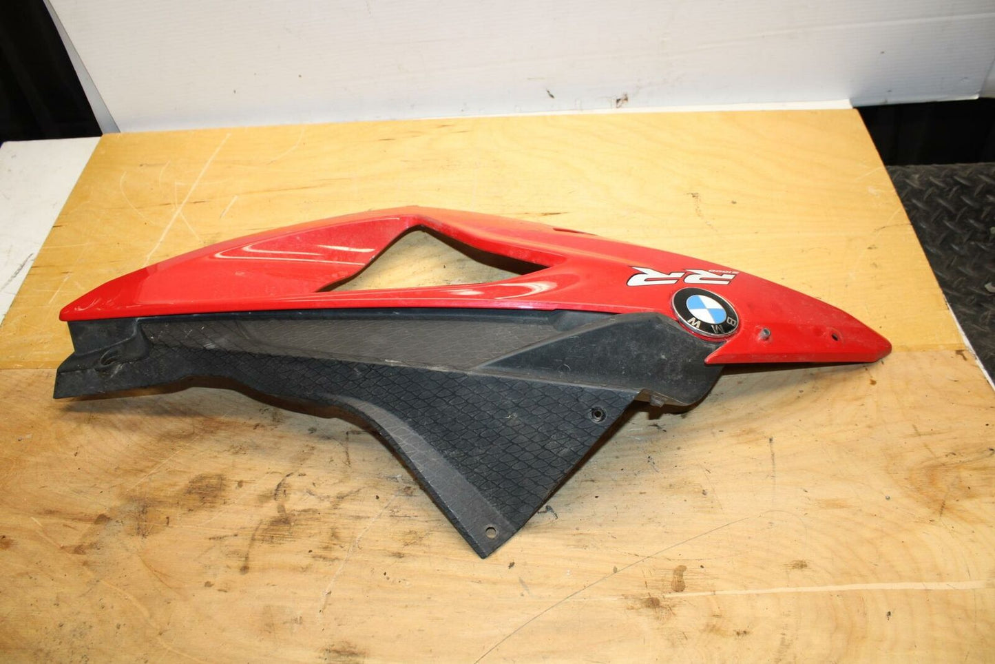 12-14 BMW S1000RR LEFT MID UPPER SIDE FAIRING COWL PLASTIC BB317