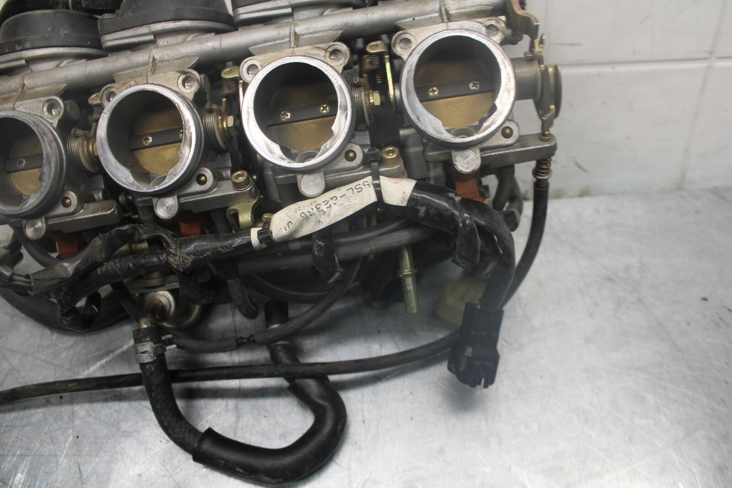 05 YAMAHA YZF R6S MAIN FUEL INJECTORS / THROTTLE BODIES BB462