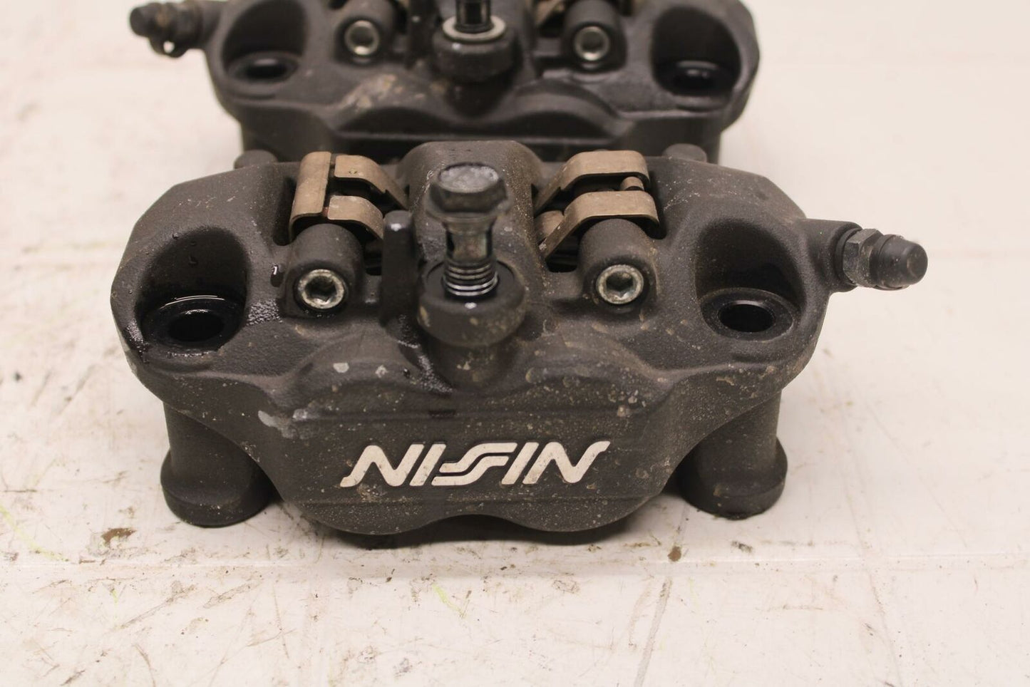 13-17 KAWASAKI NINJA ZX6R ZX636E RIGHT LEFT FRONT BRAKE CALIPER SET PAIR BB409