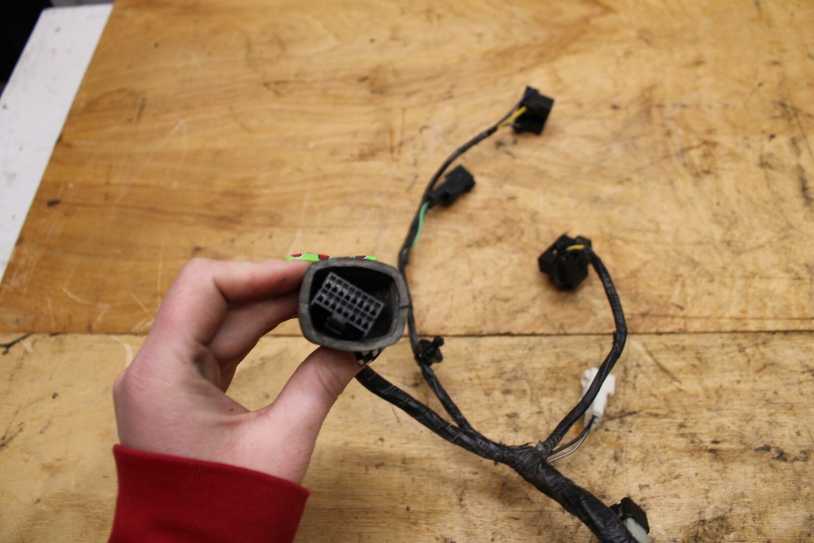 02-03 SUZUKI VSTROM 1000 HEADLIGHT SPEEDO GAUGES WIRING HARNESS WIRE LOOM BB331