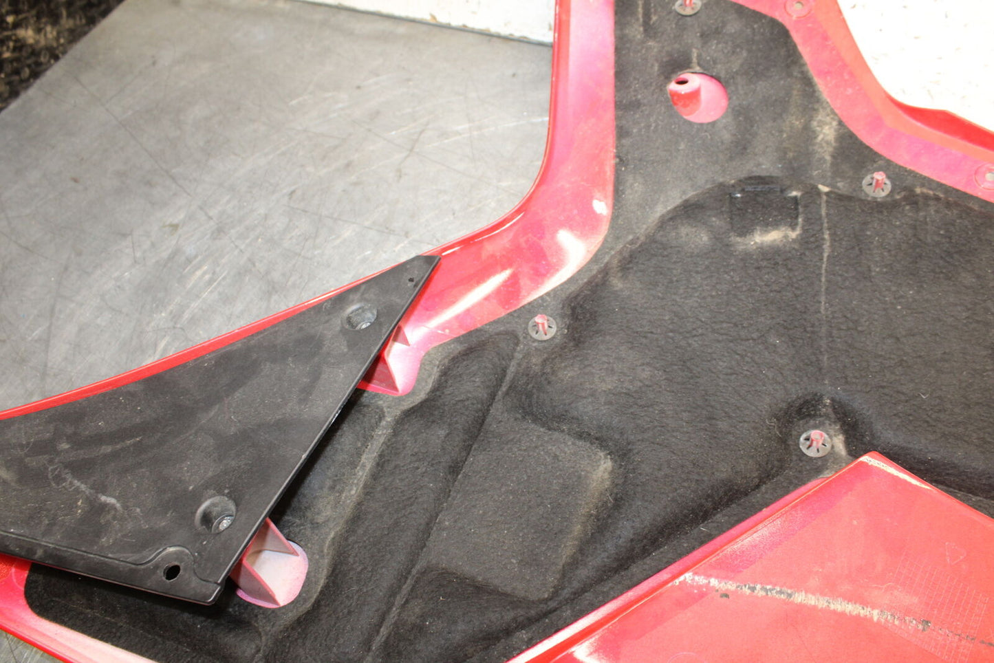 08-13 DUCATI 848 EVO LEFT LOWER MID UPPER SIDE FAIRING COWL BB667