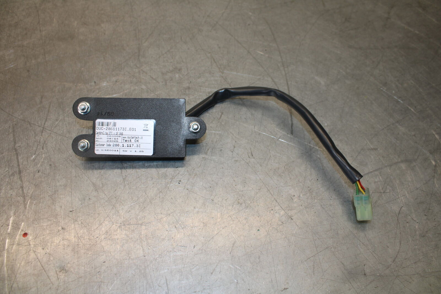 12-13 DUCATI STREETFIGHTER 848 CONTROLLER DIAGNOSTIC CODE UNIT BB705