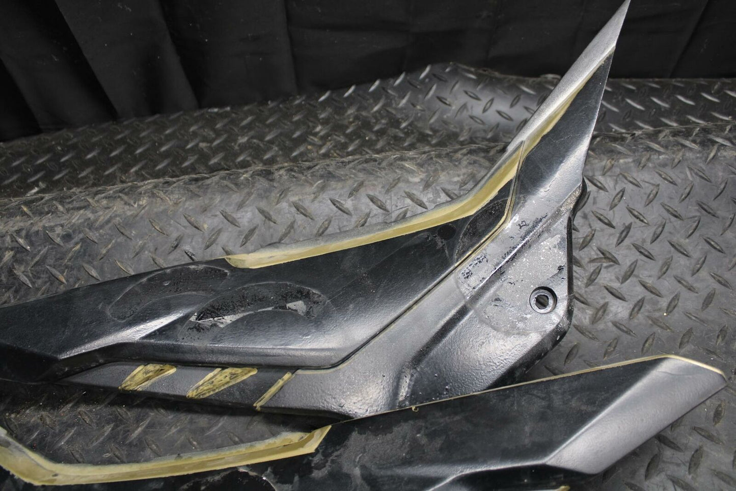 16-18 HONDA CBR500R RIGHT LEFT FRONT SIDE SEAT PANELS TRIMS COWLS FAIRINGS BB231