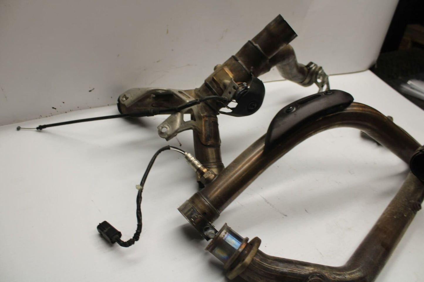 12 DUCATI MONSTER 796 EXHAUST HEADER PIPES MANIFOLD BB276