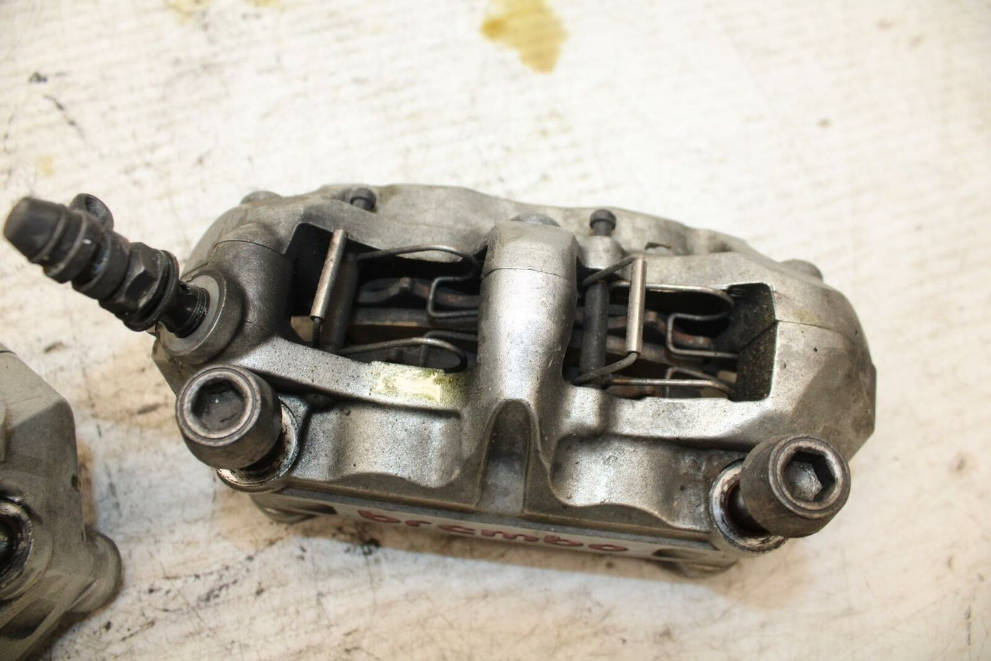 08-11 TRIUMPH SPEED TRIPLE RIGHT LEFT FRONT BRAKE CALIPER SET PAIR BB366