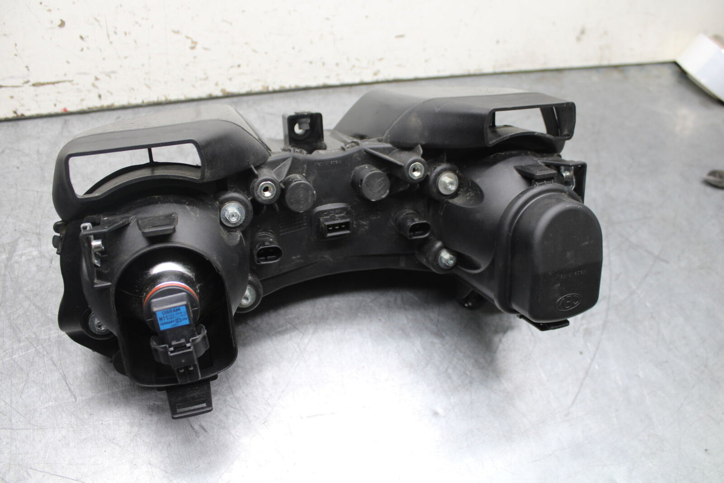 08-13 DUCATI 848 EVO FRONT HEADLIGHT HEAD LIGHT LAMP BB667