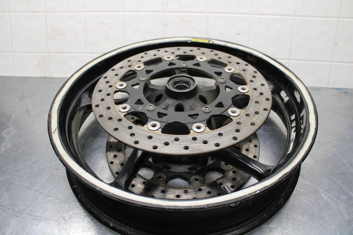 05 YAMAHA YZF R6S FRONT WHEEL LEFT RIGHT BRAKE ROTORS DISCS BB600