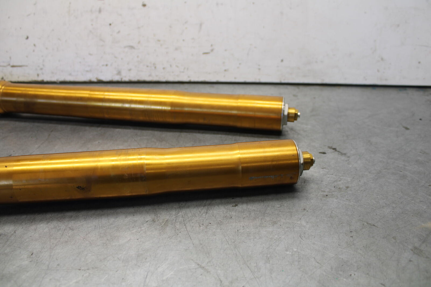 07-08 TRIUMPH DAYTONA 675 FRONT FORKS SHOCK SUSPENSION SET PAIR T2044110 BB685