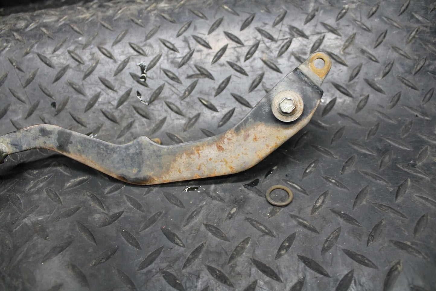 03-06 SUZUKI QUADSPORT Z400 RIGHT REARSET BRAKE FOOT PEDAL BB207