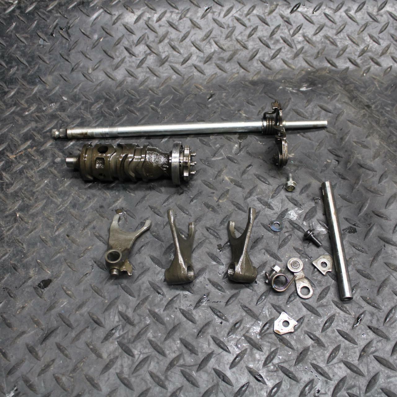 98 HONDA CBR600F3 ENGINE TRANSMISSION GEAR SHIFT SHIFTER CAM DRUM BB201
